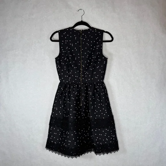 KATE SPADE Scatter Dot Mikado Fit & Flare Dress - NJMU8407 - Sz 0 - Picture 8 of 12